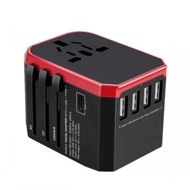 International Universal Travel Adapter, All-in-One Global AC Charger Socket. ...