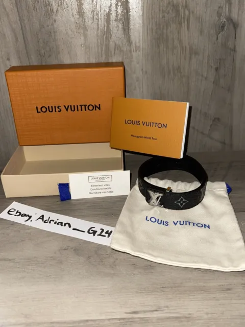 *Louis Vuitton LV Slim Bracelet M6456 Size 19