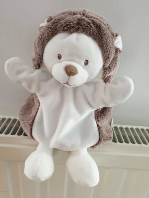 Doudou Marionnette Hérisson Blanc Gris Marron Tex Baby Carrefour