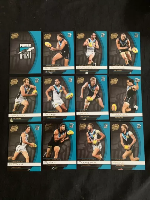 2015 Afl Select Honours Port Adelaide Power 12 Card Common Base Team Set
