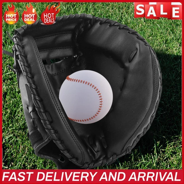 Catcher Mitt Wear-Resistant Beginner Play Training PU Leather for Outdoor Sports