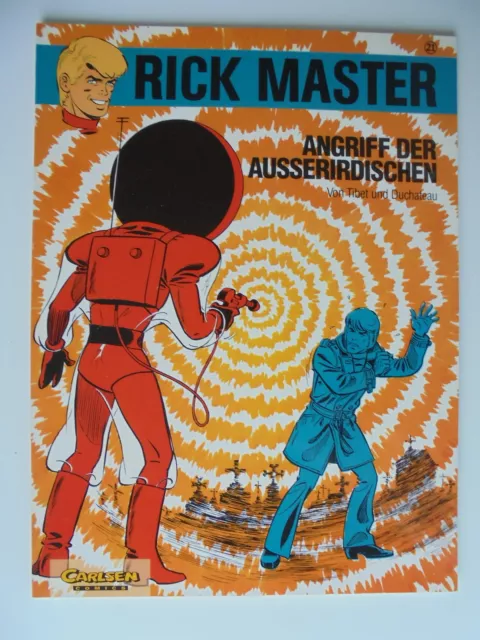 Rick Master - Angeriff der Ausserirdischen Nr.21 Carlsen Verlag Zustand 1-