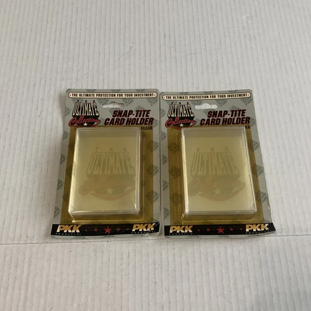 thumbnail image 2 of Lot Of 10 PKK Snap Tite #3422 Crystal Clear Recessed Area Card Holders – Plastic 2 of 4