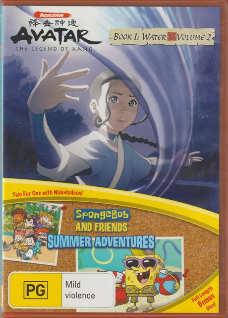 AVATAR-THE LAST AIRBENDER-WATER : Book 1 : Vol 2 (DVD, 2006) Region 4 ...
