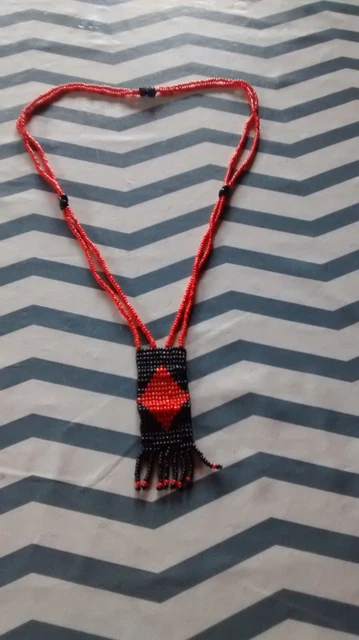 Collier Années 50 Perles De Jais Noir - Longueur 42 Cm - Vintage Très Bon état