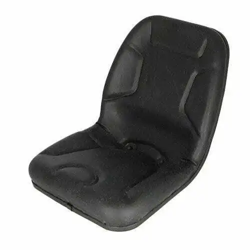 Seat High Back Vinyl Black fits Kubota fits Yanmar fits Massey Ferguson