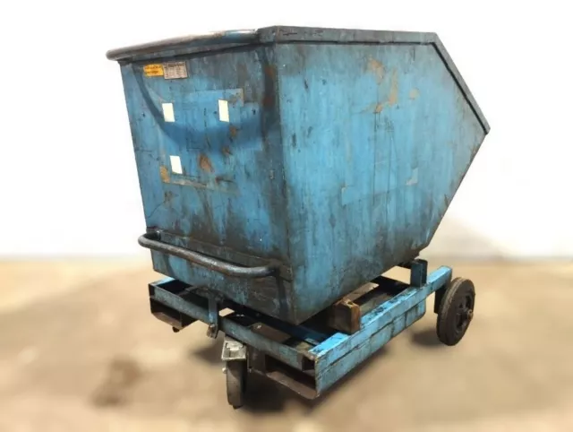 Carrello carrello elevatore cassone ribaltabile contenitore ribaltabile trasloco truciolare contenitore ribaltabile 0,4 m3 44693