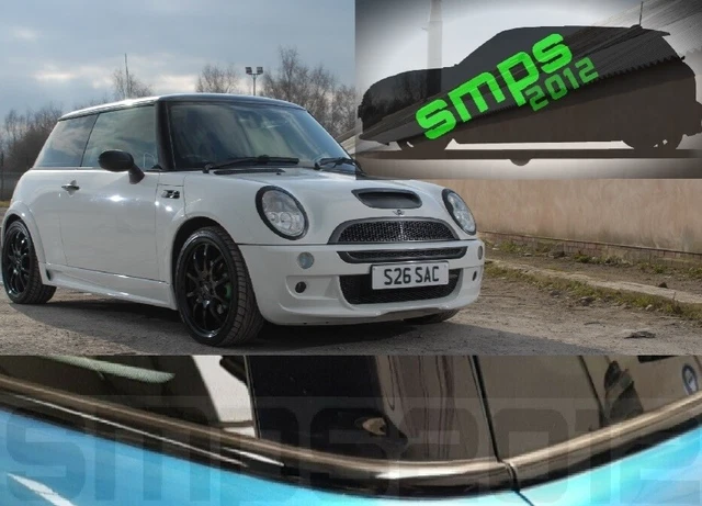 Mini Cooper S JCW, Black Line Window Trim Kit Piano Gloss, Gen 1 R53 Beltline