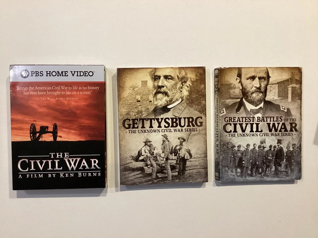 Ken Burns - The Civil War & The Unknown Civil War Series 1 & 2 - Region 1 Dvd