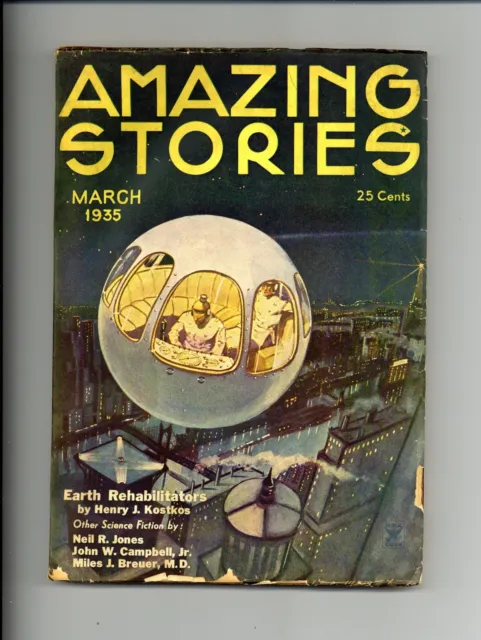Amazing Stories Pulp Mar 1935 Vol. 9 #11 GD/VG 3.0
