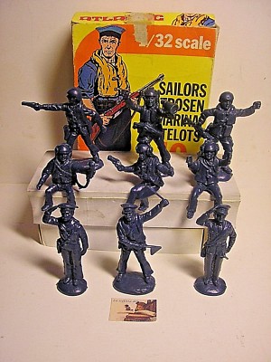 Atlantic Scatola Soldatini Toy Soldiers Atlantic Ref.2102 Marinai Italia scala 1:32 