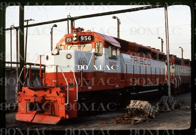 FRISCO-SLSF. EMD SD45 #956. Original Slide 1980.