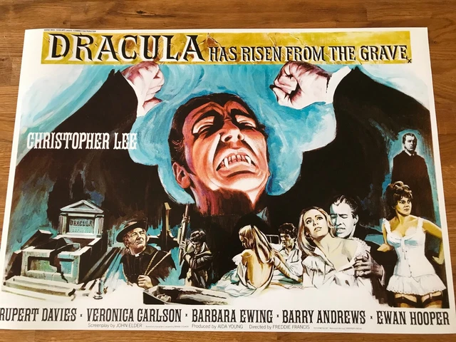 MOVIE POSTER DRACULA Has Risen From the Grave 420mm x 594mm (A2) EUR 4