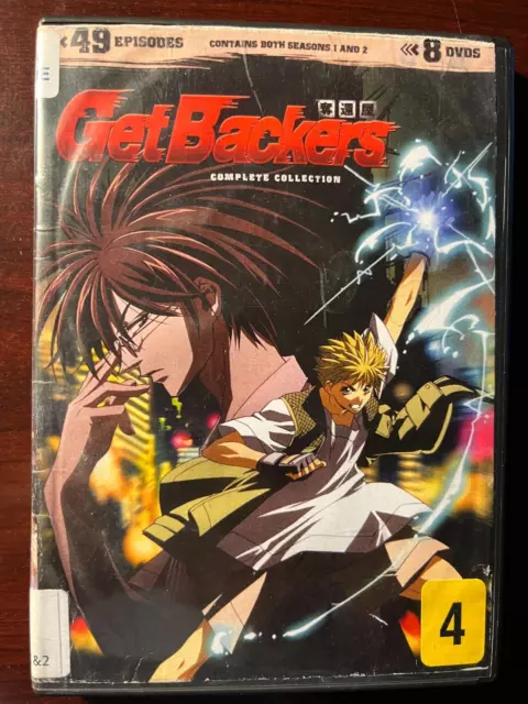 Get Backers DVD Anime Series Volumes 2 Episodes 6-10 ADV Films GetBackers