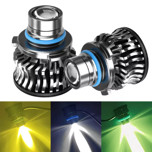 Proyector Lente Luz antiniebla Lámpara Faro Bombillas H11 H7 9005 9006 9012 LED Láser
