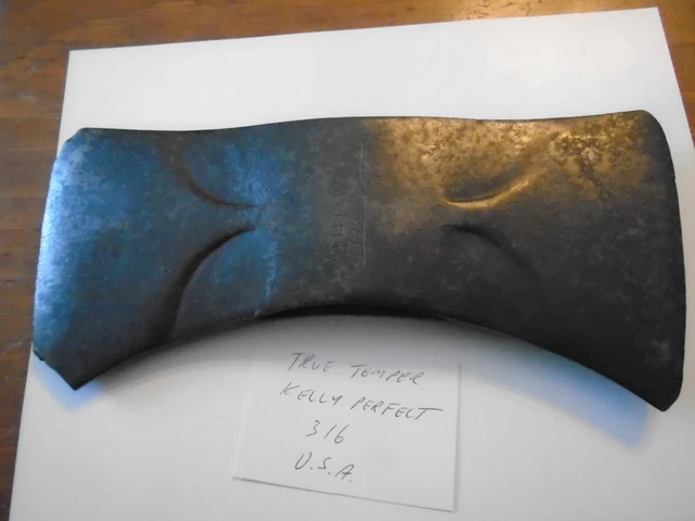 KELLY PERFECT TRUE TEMPER 3 LB Double Bit Axe Head USA