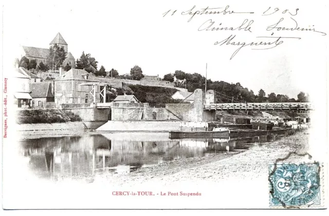 (S-111744) FRANCE - 58 - CERCY LA TOUR CPA      DESVIGNES  ed.