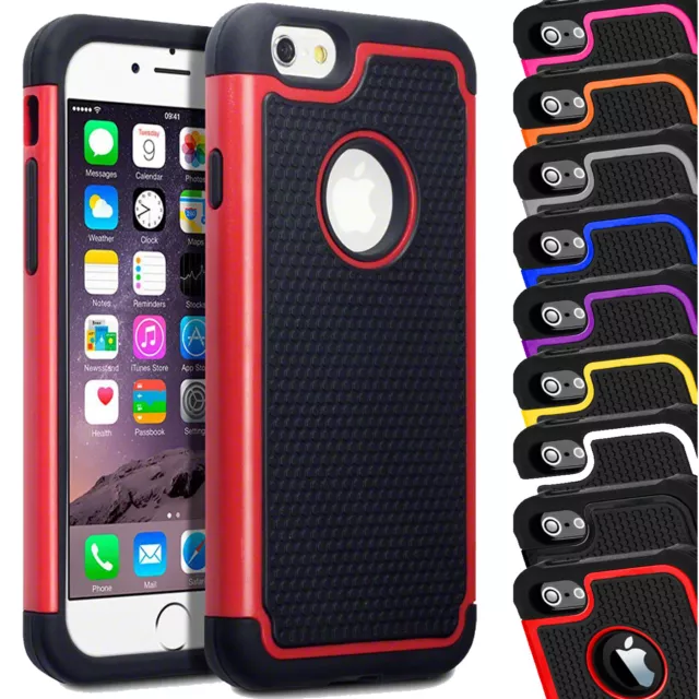 iPhone 6s Shockproof Case Builders Heavy Duty Hybrid Rugged Cover 8 7 6 5 SE X