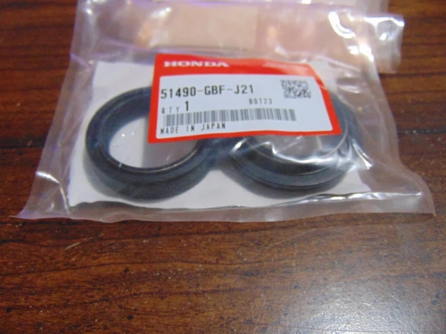 HONDA 51490-GBF-J21 Front Fork Seal Set - Genuine OEM Motorcycle Part