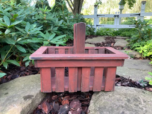 SMITH HAWKEN PRESSURE Treated Wood Outdoor Garden Deck Patio Basket ...