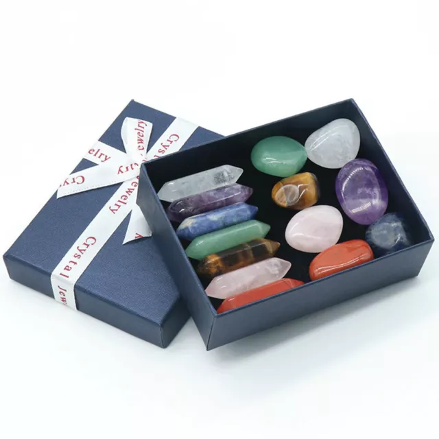 Natural Lots Chakra Obelisk Quartz Crystal Wand Tower Point Reiki Healing Stones