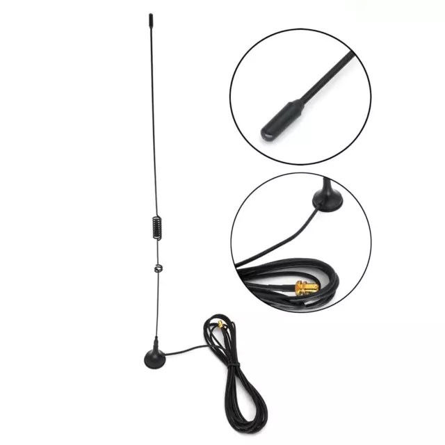 Antenne double bande accessoires légers antenne magnétique de voiture à