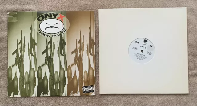 ONYX Lot Of 2 Vinyl 12" RECORD THROW YA GUNZ / DA NEX NIGUZ Hip Hop NM