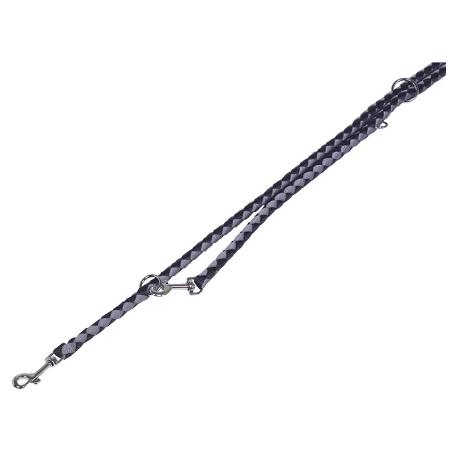 Nobby Hunde Führleine Corda schwarz/grau, diverse Größen, NEU