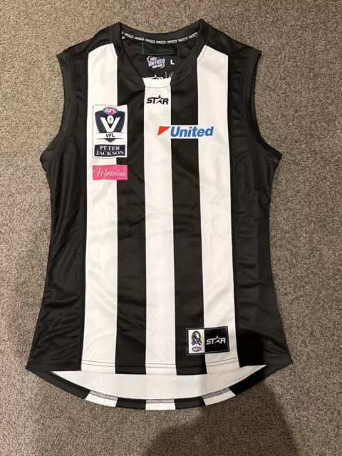 Rare Collingwood Magpies 2016 Afl Vfl Player Issue Home Jumper Guernsey