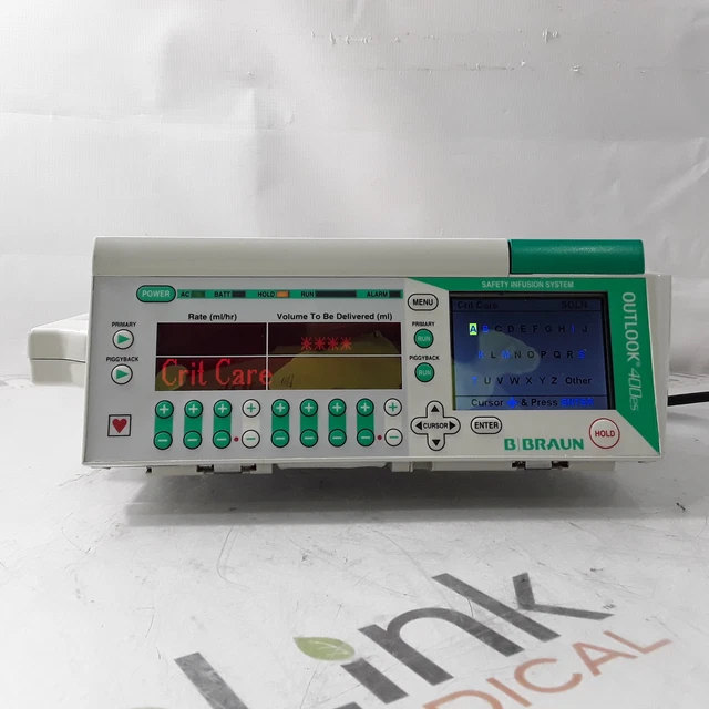 B. Braun Medical Inc. Outlook 400ES Infusion Pump