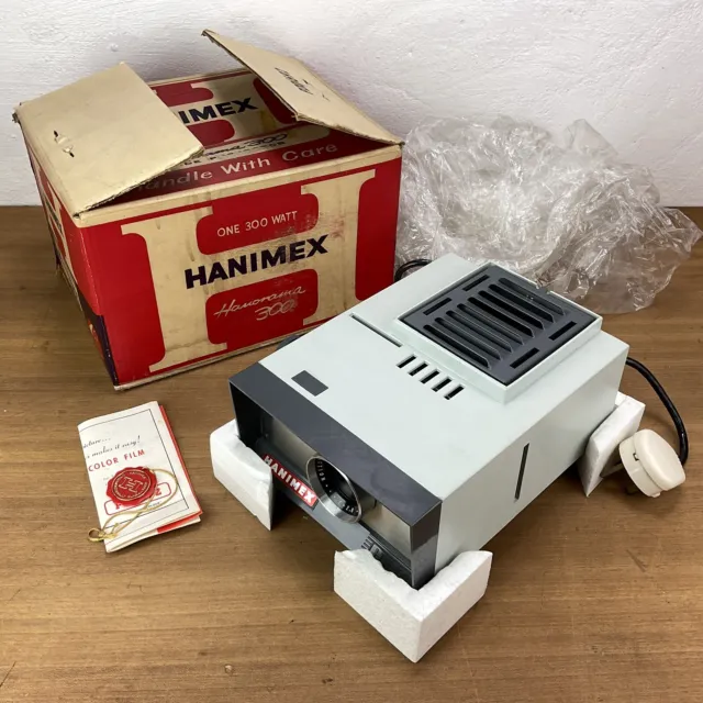 Vintage Hanimex Hanorama HX300 35mm Slide Projector Working