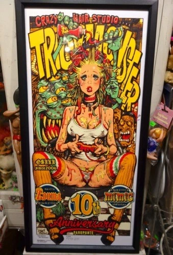 ROCKIN'JELLY BEAN JUNK BLUES Silk Screen Poster RJB EROSTIKA 