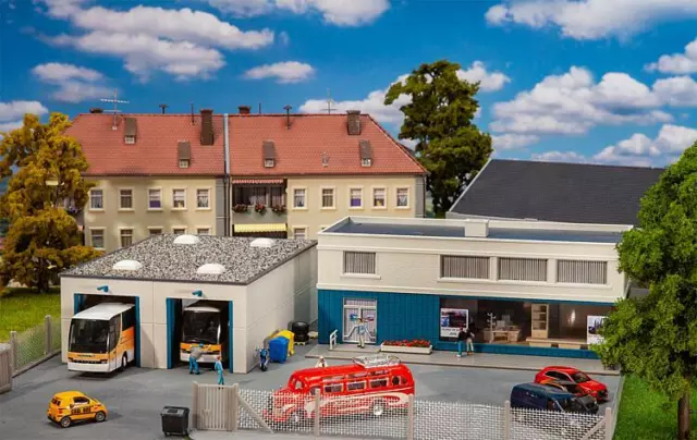 Faller 130120 HO Scale 1:87 Kit of a bus depot - NEW 2021