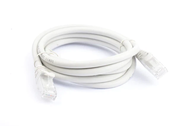 8WARE Cat6a UTP Ethernet Cable 2m Snagless Grey