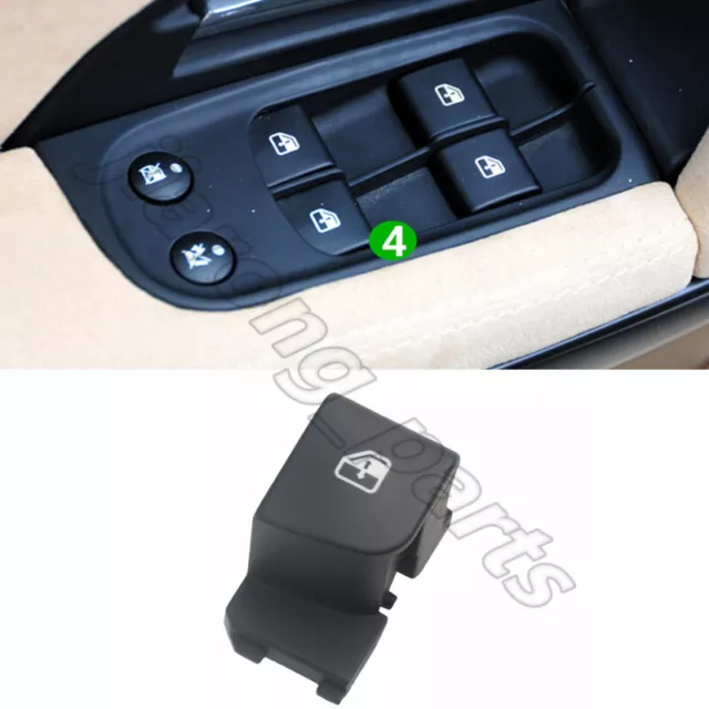 Auto Window Master Switch Button Cover No.4 For Maserati Quattroporte 4.2/4.7