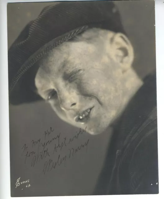 Child Actor Autograph Wesley Barry Signed Photo Star Star Silent Screen