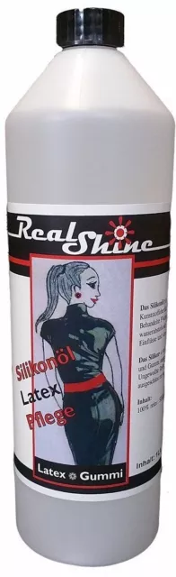 Latex Anziehhilfe und Glanzpflege Realshine 1 Liter Flasche