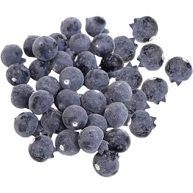 50 pz mirtilli artigianato frutta finta fai da te decorazione mirtilli fotogr