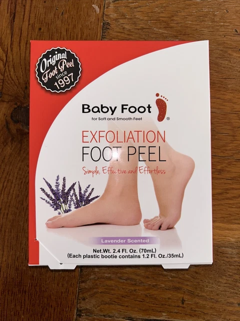 New In Box - Baby Foot Original Exfoliation Foot Peel - Lavender Scented