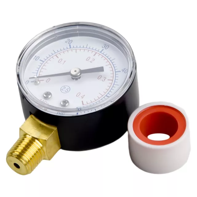 Easy to Install Vertical Latching Pressure Gauge for Pool Filter Series
