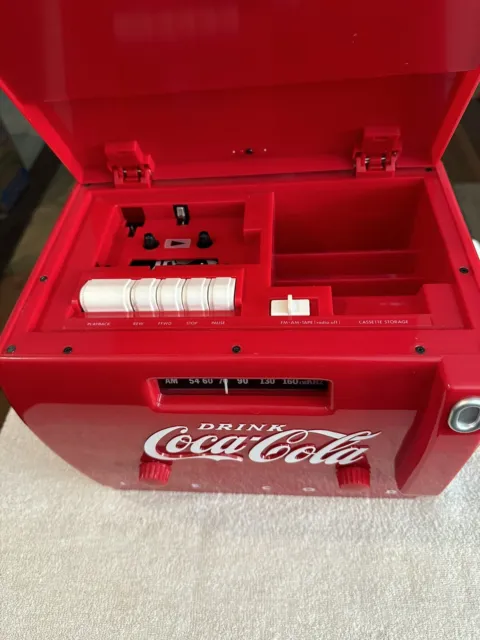 Vintage Coca Cola OTR-1949 Old Tyme Cooler Radio Coke Works 2