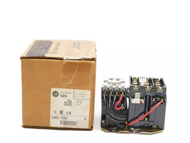 Allen Bradley 509-Tod Ser. B 110/115-120V 9A (Br/Wh) Nsmp