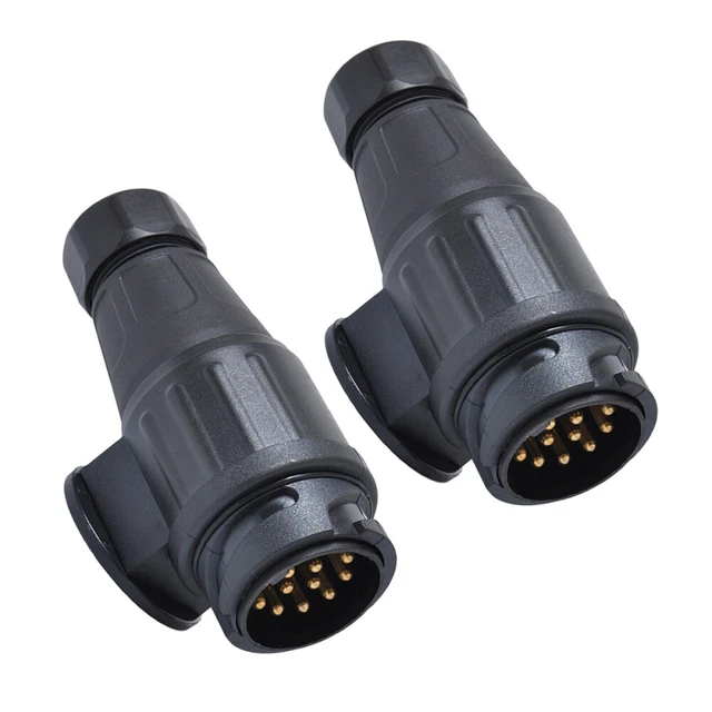 2 Pcs Anhänger-Verkabelungsadapter Anhängerstecker Anhängeradapter