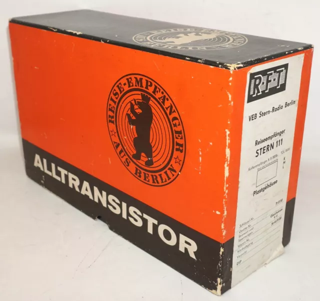 Vintage transistor radio selga 404 - 1964, USSR - Ruby Lane
