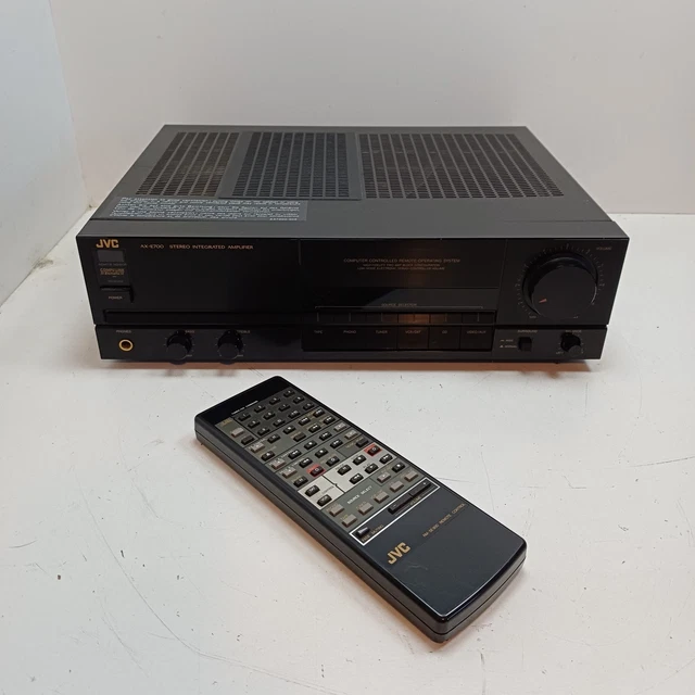 JVC AX-E700 STEREO Integrated Amplifier +Remote TESTED Motorized Volume ...