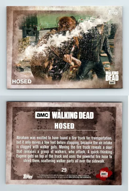 Hosed #29 The Walking Dead Season 5 Topps 2016 Trading Card