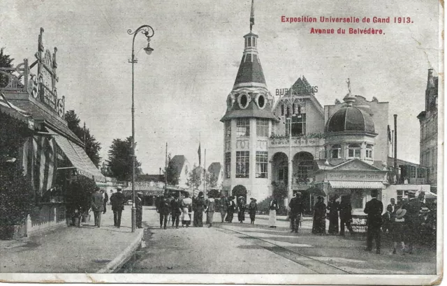 Cpa Belgique Expo Universelle De Gants 1913