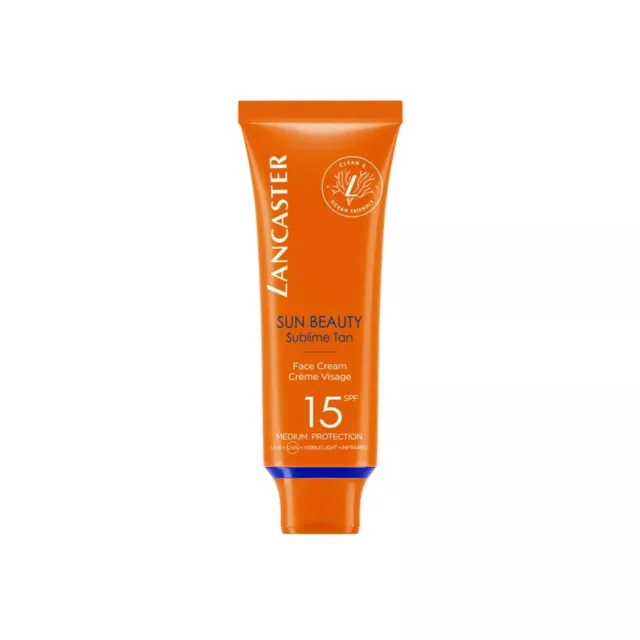 Lancaster Sun Beauty Crema Viso Sublime Tan Cream SPF15 Protezione Solare 50ML