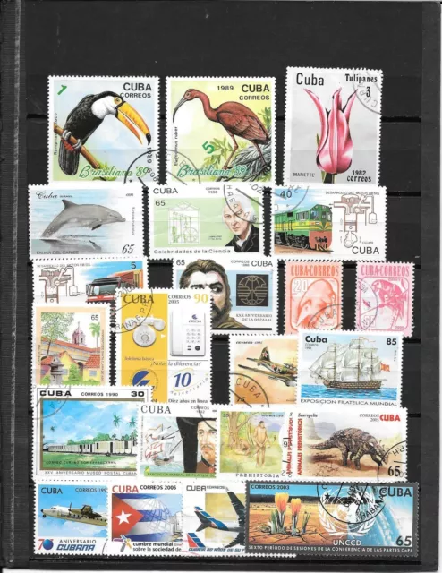 Timbres d'Amérique du Sud 20 timbres oblitérés différents