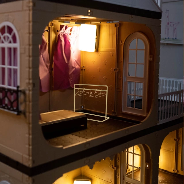 50 Cintres Miniature Poupée Jojofuny - Blanc Pour Maison De Poupée - Accessoires Vêtements Poupée